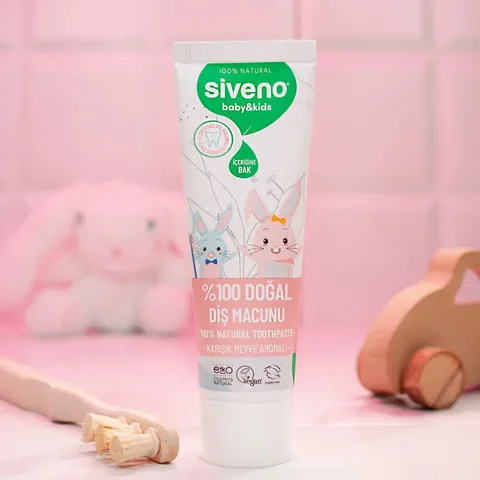 Siveno معجون أسنان سيفينو الطبيعي للأطفال والرضع 50 مل