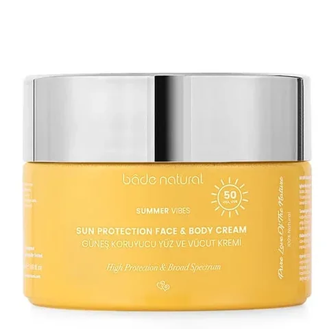 Крем для загара Bade Natural SPF 50 для лица и тела, 50 мл