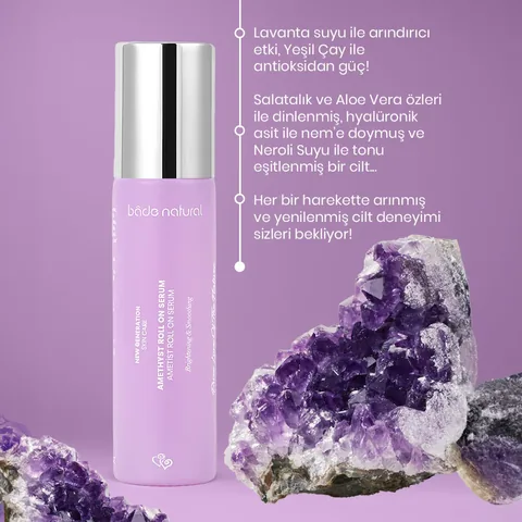 Bade Natural Purifying Amethyst Roll On Serum 10 ml