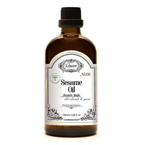 Rosece 100ml Bio-Sesamöl - Kaltgepresst & Rein