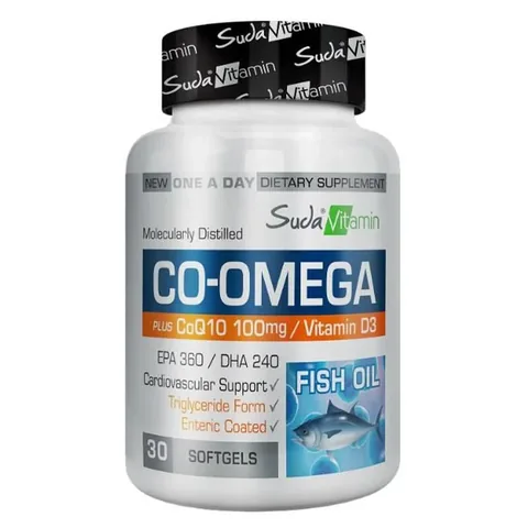 Suda Vitamin CO-Omega Q10 Weichkapseln - 30 Kapseln