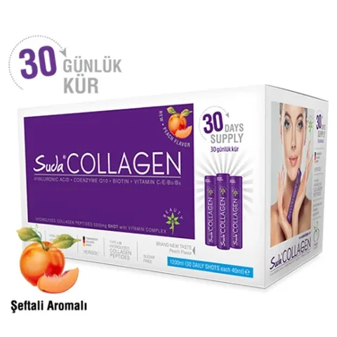 Suda Collagen Supplementary Peach Flavored 30 x40 ml