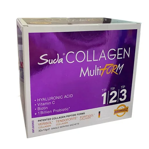 Suda Kollagen MultiForm Pulver ungesüßt 30 x 10g