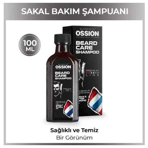 Morfose Ossion Herren Bartshampoo mit Arganöl - 100ml