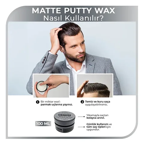 Morfose Ossion Matte Putty Wax 100ml