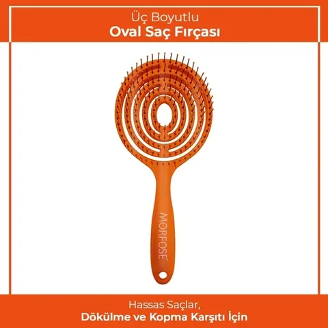 Расческа овальная Morfose оранжевая