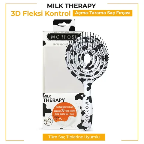 Morfose Milk Therapy 3D Flexi Kamm für alle Haartypen