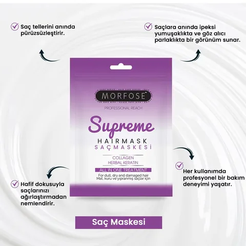 Morfose قناع الشعر مورفوس سوبريم بحجم السفر 25 مل