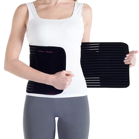 Owli Bamboo Premium Postpartum Corset - Black Xs/s