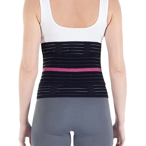 Owli Bamboo Premium Postpartum Corset - Black Xs/s