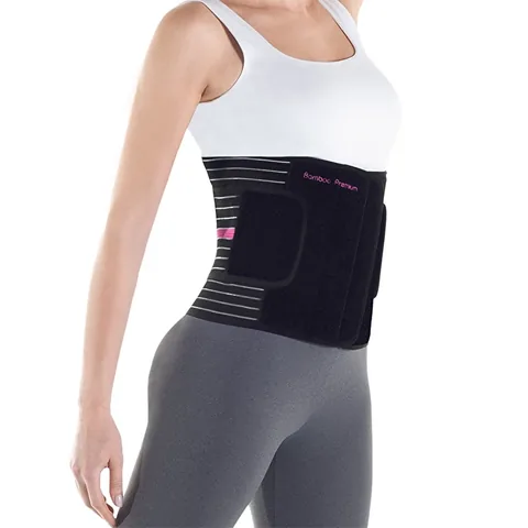 Owli Bamboo Premium Postpartum Corset - Black Xs/s