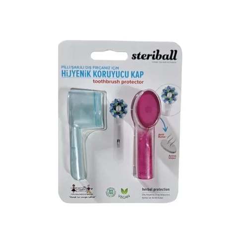 Steriball Hygienisches Zahnbürstenetui für Batterie &amp; Akku