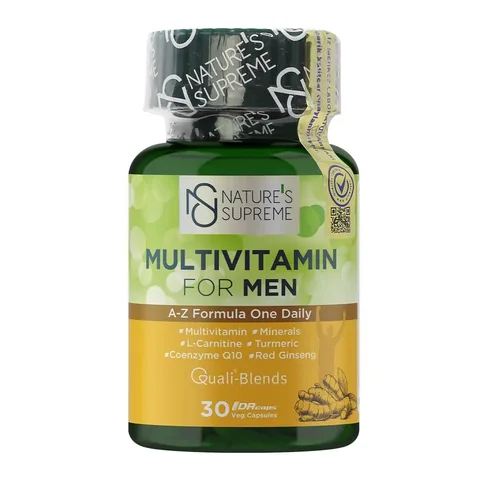 Männer-Multivitamin mit Kurkuma und Ginseng 30 Kapseln
