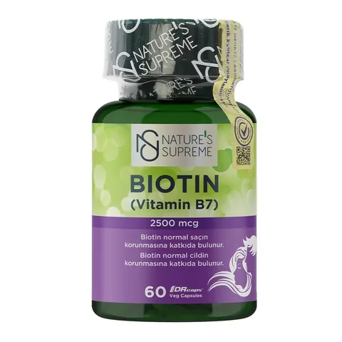 Nature's Supreme Biotin 2500 Mcg