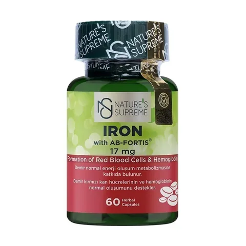 Железо 17 мг 60 капсул от Nature's Supreme