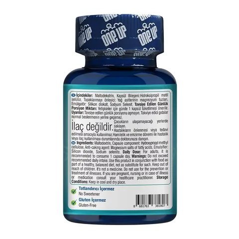 One Up Selenium 200 mcg 60 capsules