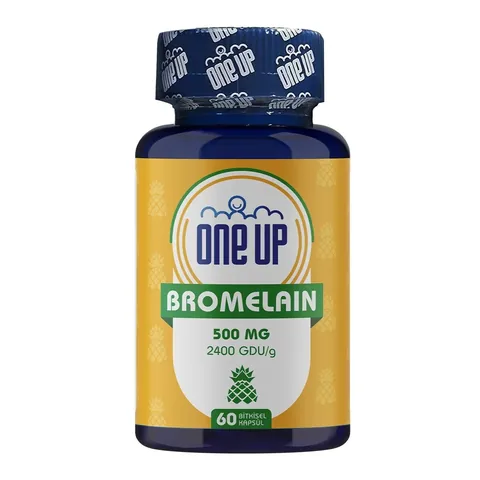 One Up Bromelain 500mg - Glutenfreie Verdauungsunterstützung Kapseln