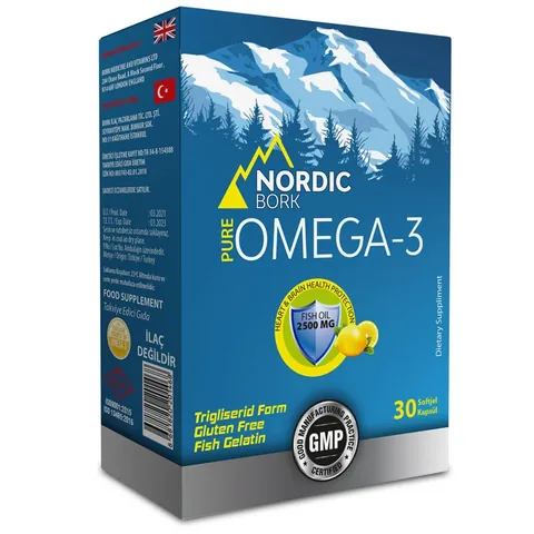 Nordic Bork Pure Omega-3 30 Soft Capsules