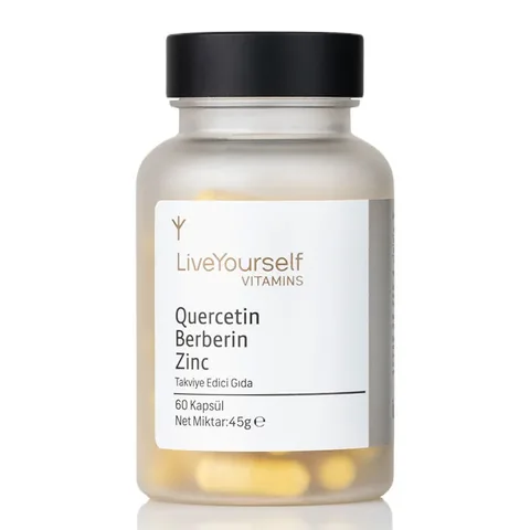 Liveyourself Food Supplement Containing Quercetin Berberine Vulgaris 60 capsules