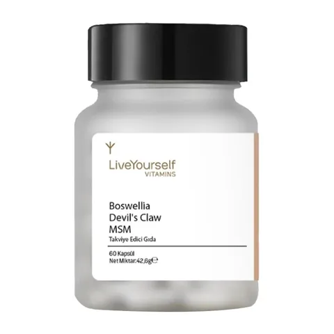 Liveyourself Boswellia Devil's Claw Msm Food Supplement 60 capsules