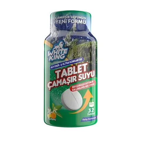 Weißer König Bleichmittel-Tabletten - 32 Stück