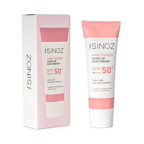 Sinoz SPF50+ Pink Tone Up Sonnencreme 50ml