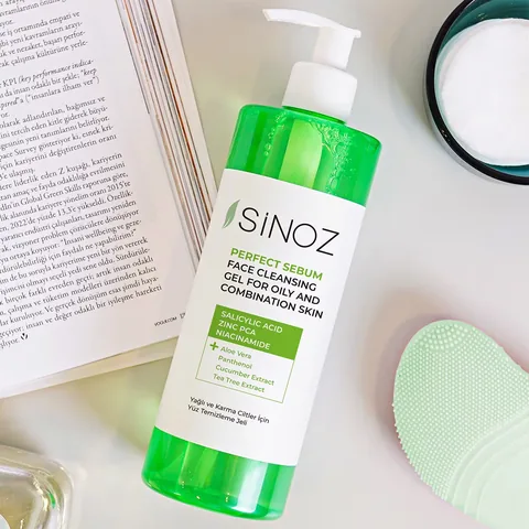 Sinoz Reinigungs-Gel für fettige und Mischhaut - 400 ml