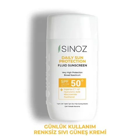 Sinoz SPF50 Flüssigsonnencreme für den täglichen Gebrauch - 50 ml