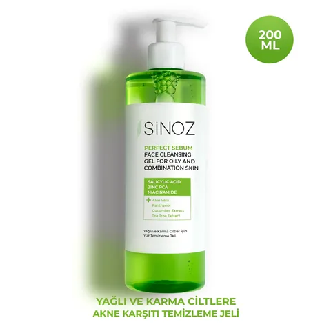 Гель для умывания для жирной и комбинированной кожи 200 мл от Sinoz
