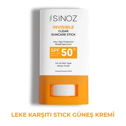 Солнцезащитный крем-стик Sinoz SPF50+ Увлажняющий - 15г Высокая защита