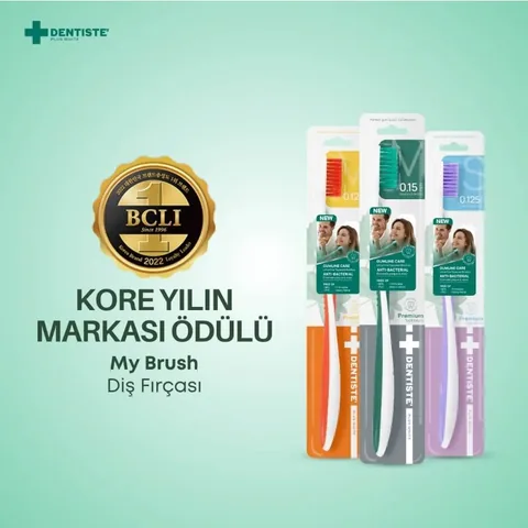 Зубная щетка Мой Улыбка (м) - Темно-зеленая от Dentiste