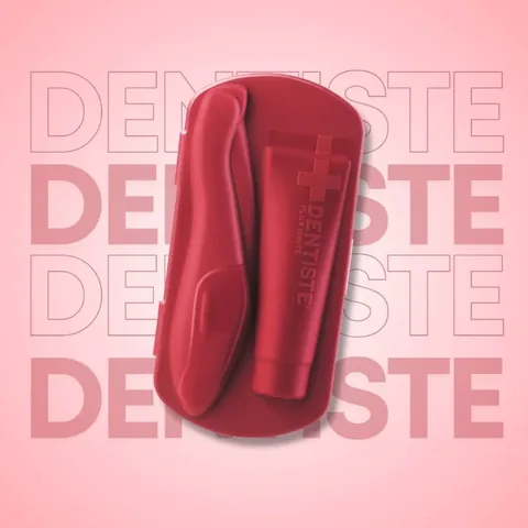 Набор для ухода за полостью рта Dentiste Pocket Pro Travel Красный