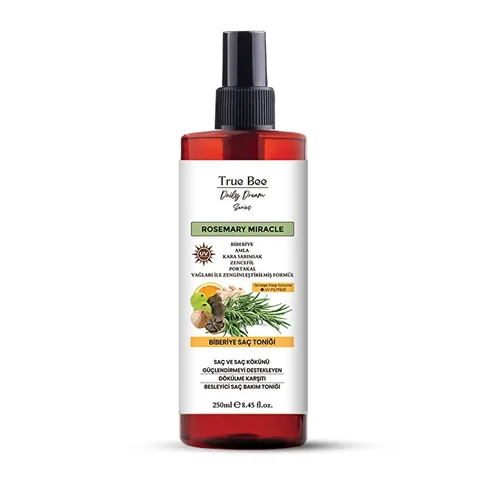 Rosmarin Haartonikum 250ml von True Bee - Nähren & Stärken Sie Ihr Haar