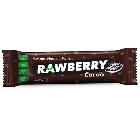 Rawberry Kakaoriegel 33g - Gesunder Energieschub Snack