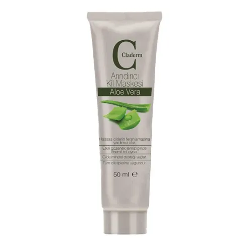 Claderm Clay Mask With Aloe Vera 50 ml