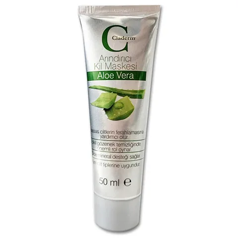 Claderm Clay Mask With Aloe Vera 50 ml