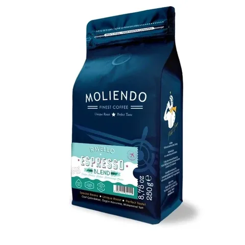 Moliendo Ravello Espresso Mischung - 100% Arabica Kaffee 250g