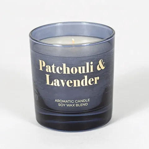 Räucherpatschuli & Lavendel Kerze - 120g