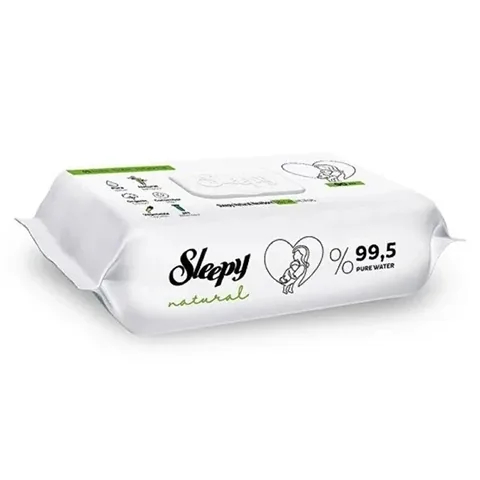 Салфетки влажные Sleepy Natural 90 шт