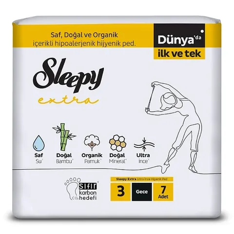 Прокладки ночные гигиенические Sleepy Extra Standard 7 шт (размер 3)