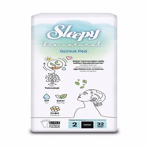 Супер длинные прокладки Sleepy Bio Daily (размер 2) 32 шт.