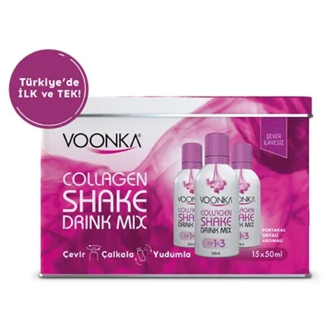 Voonka Kollagen Shake Mix - Weiße Traube, 15 Sachets