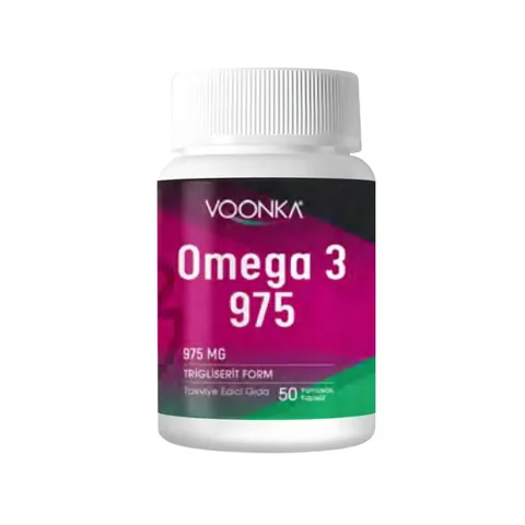 Voonka Omega 3 975 Food Supplement 50 Soft Capsules
