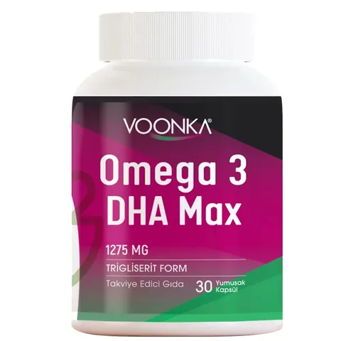 Voonka Omega 3 DHA Max Dietary Supplement 30 Soft Capsules