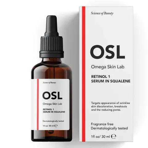 Osl Omega Skin Lab سيروم أو إس إل أوميجا سكين لاب ريتينول 1 بالسكوالين 30 مل