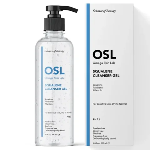 Osl Omega Skin Lab جل منظف سكوالين أوميجا سكين لاب من أوسل 200 مل