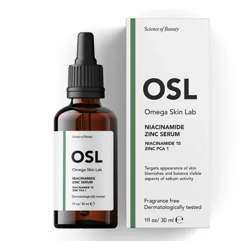 Osl Omega Skin Lab سيروم أو إس إل أوميجا سكين لاب بالنياسيناميد والزنك 30 مل