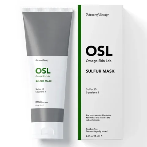 Osl Omega Skin Lab Schwefel Aknebehandlung Maske 75 ml