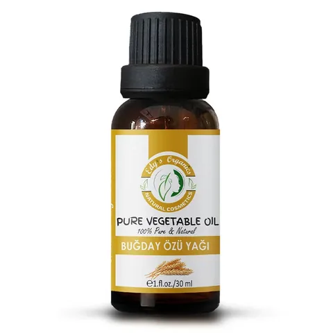 Edys Organics زيت جنين القمح العضوي من إيديس، 30 مل معصور على البارد وغني بالعناصر الغذائية