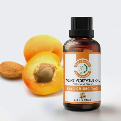 Edys Organics زيت نواة المشمش من إيديز أورجانيكس، 30 مل للعناية بالبشرة نقية وطبيعية
